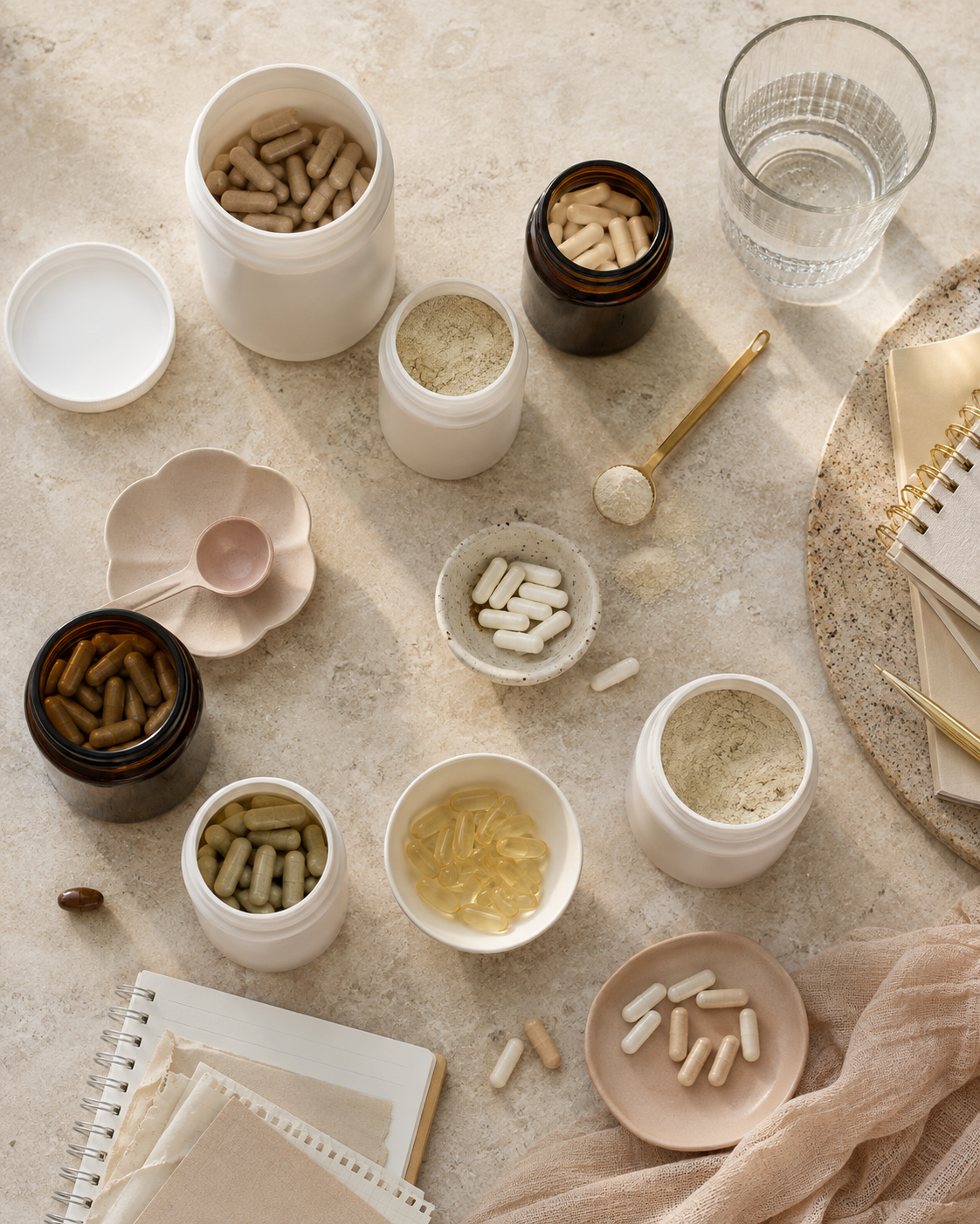Komplizierte Supplement-Routine